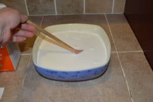 Cream Cheese step 1