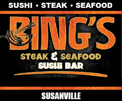 sushi susanville bings steak house