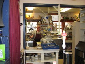 Chef Patrick Le Coq in his kitchen