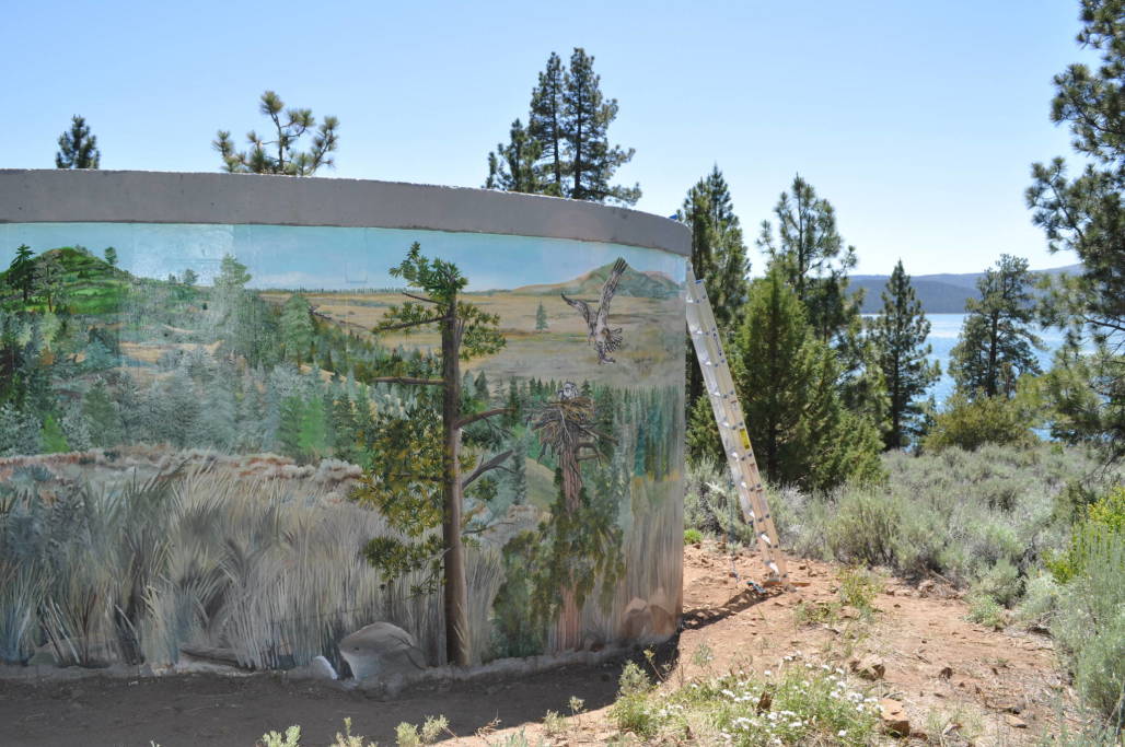 Osprey Overlook Trail Re-Opens with Water Tower Mural Complete