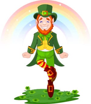 St. Patrick's Day Lucky Dancing Leprechaun