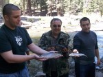 Jason, Mike and Sean Shabar at Deer Creek