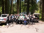 Abigail Pulsvy (in purple) and her USFS Class