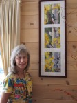 Sylvia Smith and her Watercolor