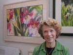 Robbie Laird with her Flowing Flowers Series