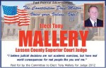 Tony Mallery for Judge 2012