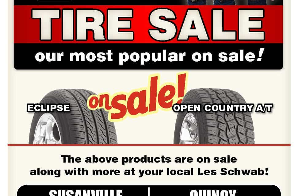 Les Schwab Tire 530-257-8883 Susanville Quincy Portola Alturas