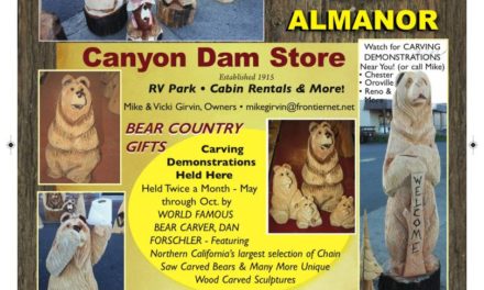 Canyon Dam Store Canyon Dam Ca 530-284-7046 Carved Bears Cabin Rentals RV Park WebDirecting.Biz